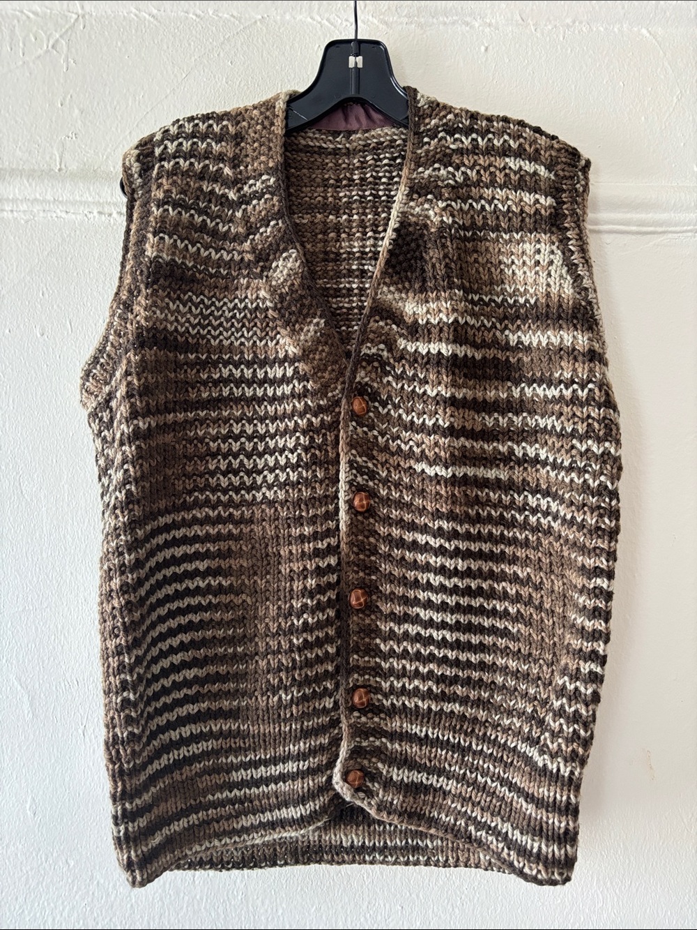 Handmade Striped Knit Vest